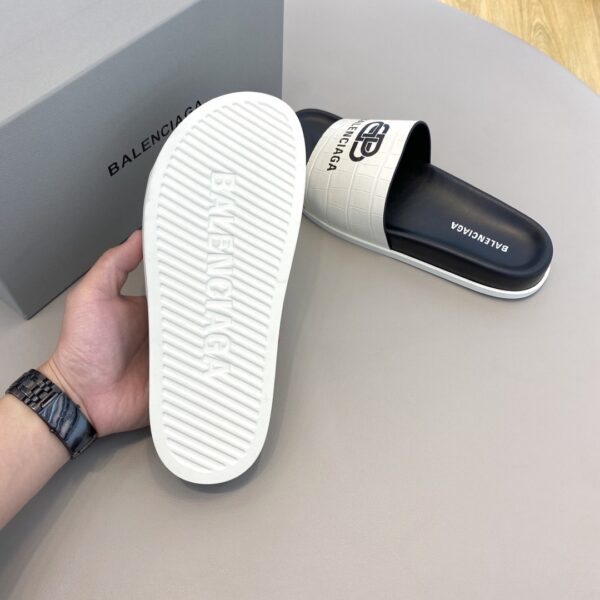 Balenciaga Pool Slide Sandal White For Women