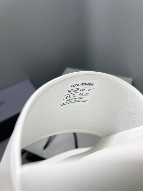 Balenciaga Pool Slide Sandal White For Women