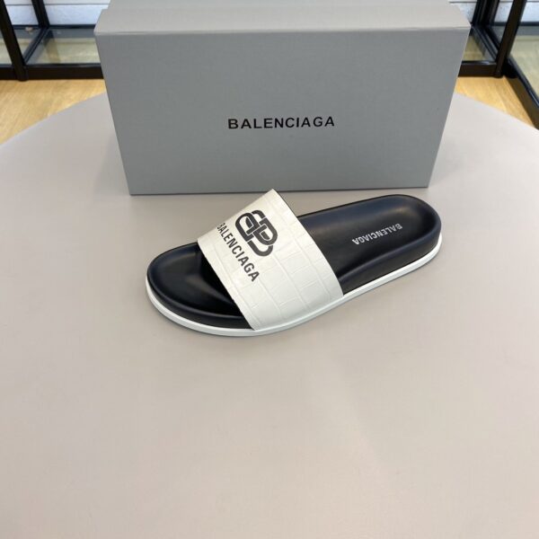 Balenciaga Pool Slide Sandal White For Women