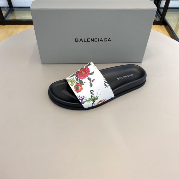 Balenciaga Pool Slide Sandal White For Women
