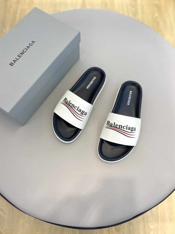 Balenciaga Pool Slide Sandal White For Women