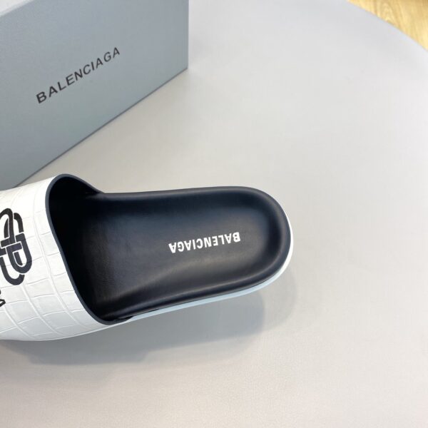 Balenciaga Pool Slide Sandal White For Women