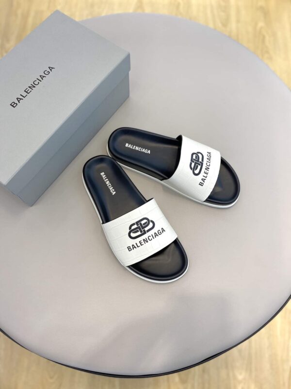 Balenciaga Pool Slide Sandal White For Women