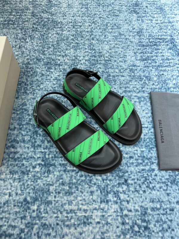 Balenciaga Sandal Black/Green For Women