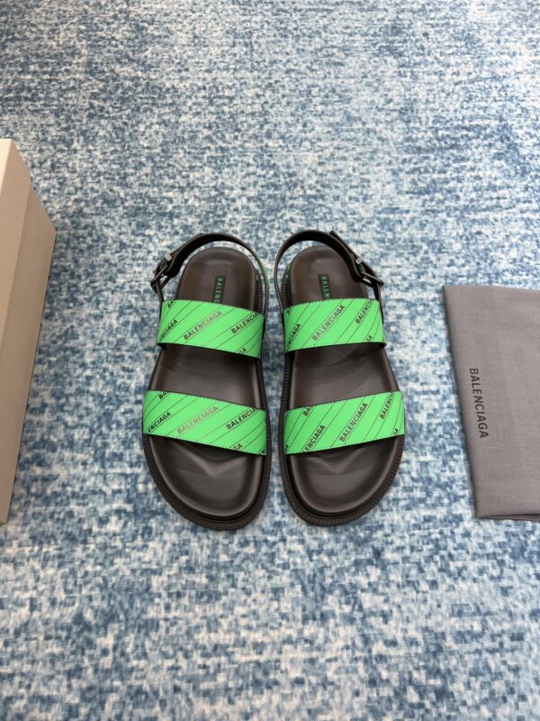 Balenciaga Sandal Black/Green For Women
