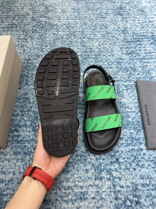 Balenciaga Sandal Black/Green For Women