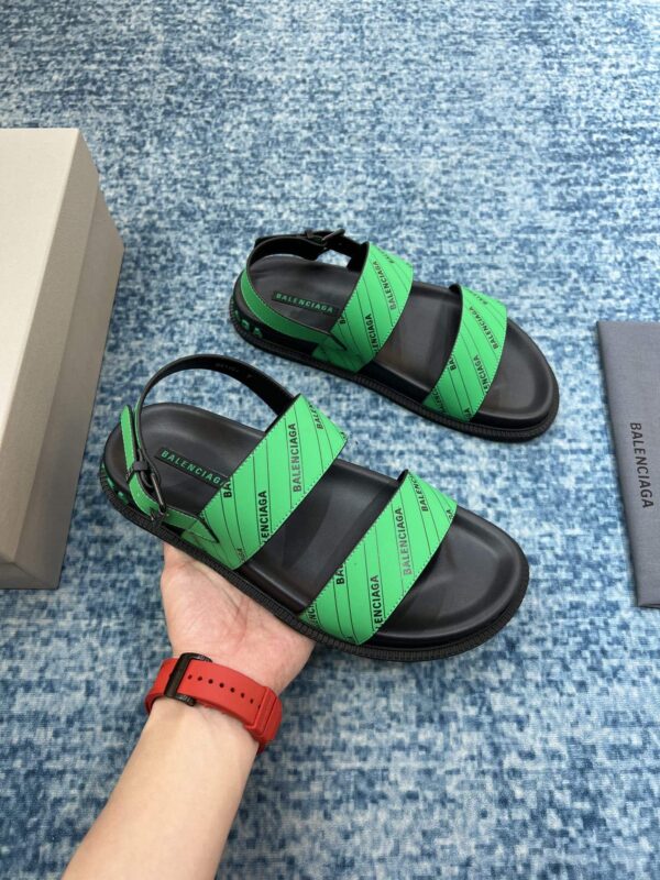 Balenciaga Sandal Black/Green For Women