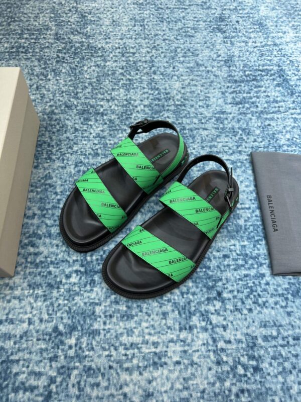 Balenciaga Sandal Black/Green For Women