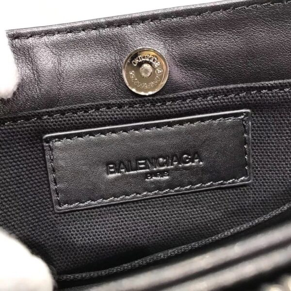 Balenciaga Satin Crossbody Shoulder Bag In Black, For Women, Women's Bags 10.2in/26cm