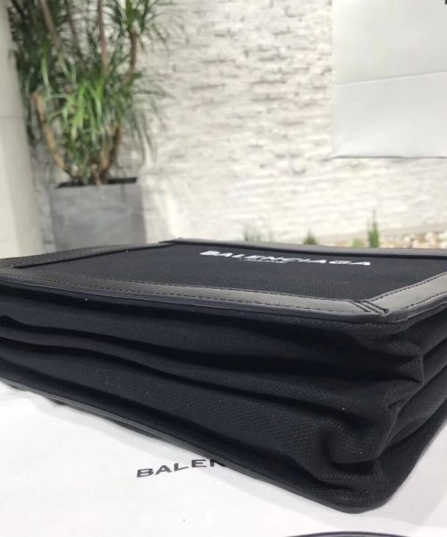 Balenciaga Satin Crossbody Shoulder Bag In Black, For Women, Women's Bags 10.2in/26cm