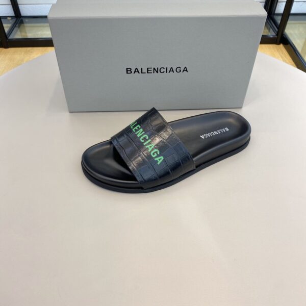 Balenciaga Slide Sandal Black For Women