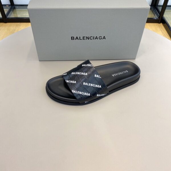 Balenciaga Slide Sandal Black For Women