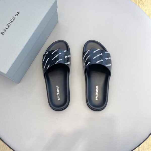 Balenciaga Slide Sandal Black For Women