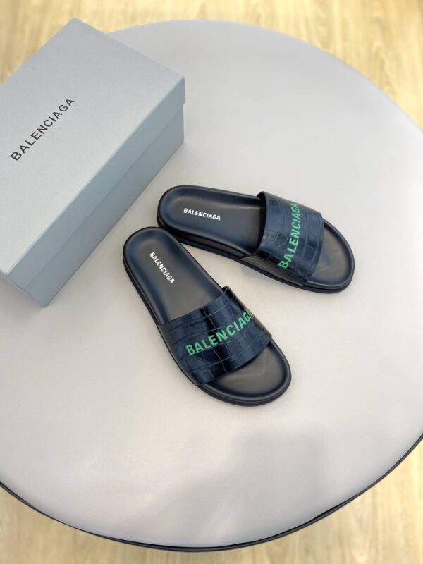 Balenciaga Slide Sandal Black For Women