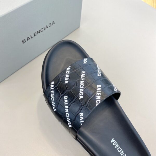 Balenciaga Slide Sandal Black For Women