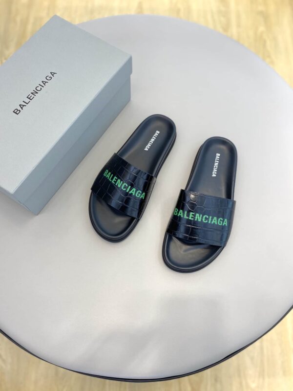 Balenciaga Slide Sandal Black For Women