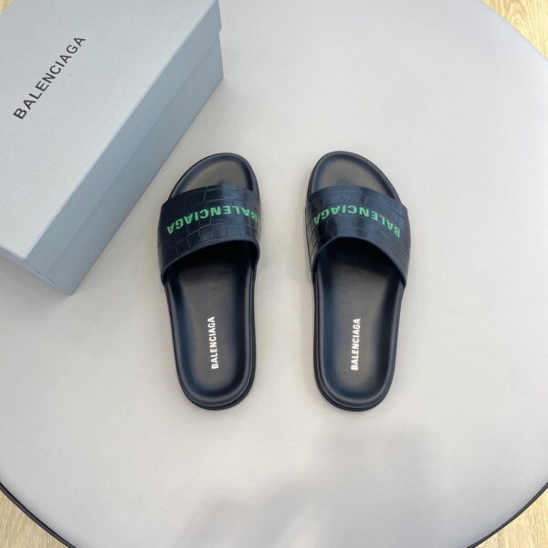 Balenciaga Slide Sandal Black For Women