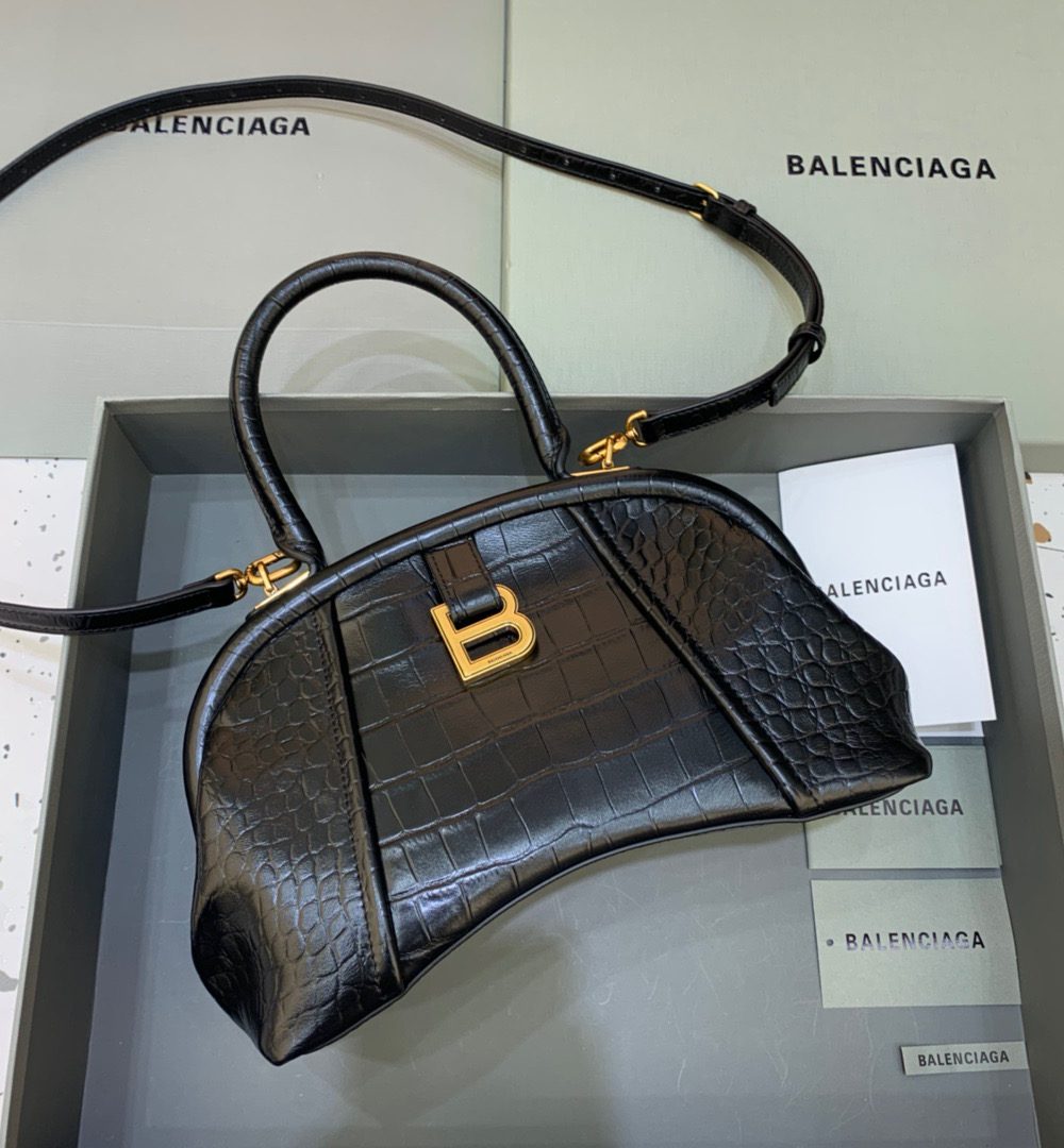 Balenciaga Small Editor Bag In Black, For Women, Women's Bags 13in/33cm
