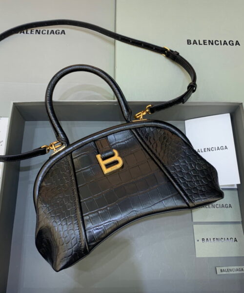 Balenciaga Small Editor  Bag In Black, For Women, Women's Bags 13in/33cm