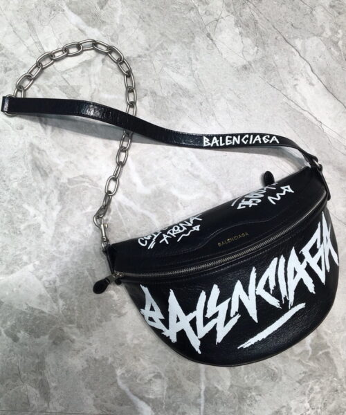 Balenciaga Souvenir XS Belt Bag In Black, For Women, Women's Bags 9.5in/24cm