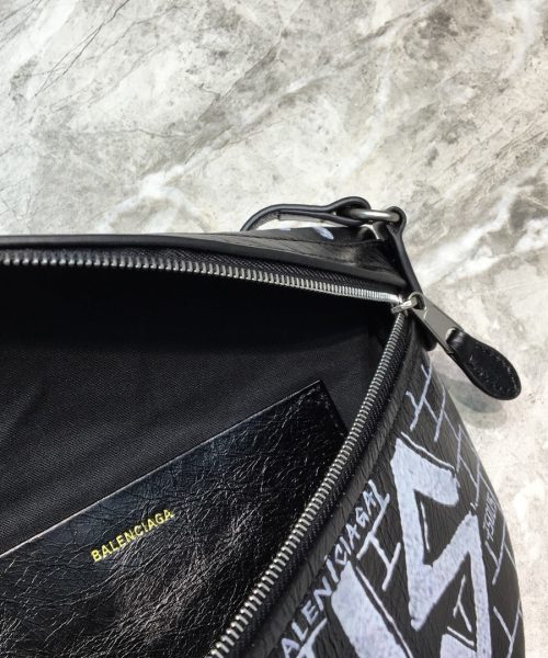 Balenciaga Souvenir XS Belt Bag In Black, For Women, Women's Bags 9.5in/24cm