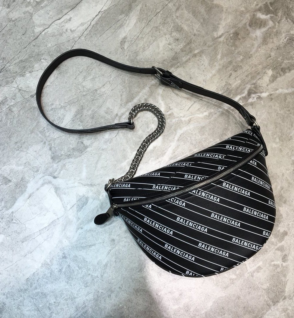 Balenciaga Souvenir XS Belt Bag In Black, For Women, Women's Bags 9.5in/24cm