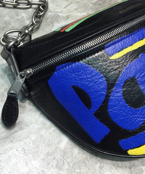 Balenciaga Souvenir XS Belt Bag In Black, For Women, Women's Bags 9.5in/24cm