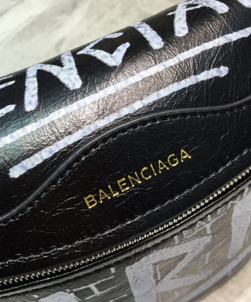 Balenciaga Souvenir XS Belt Bag In Black, For Women, Women's Bags 9.5in/24cm