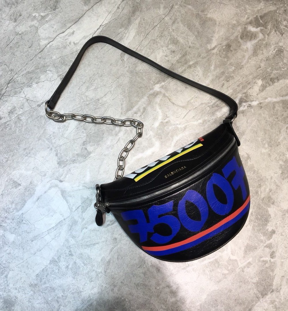 Balenciaga Souvenir XS Belt Bag In Black, For Women, Women's Bags 9.5in/24cm
