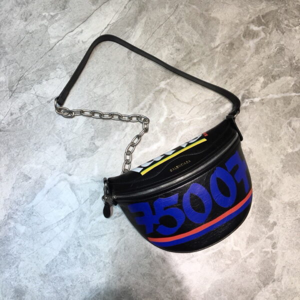 Balenciaga Souvenir XS Belt Bag In Black, For Women, Women's Bags 9.5in/24cm