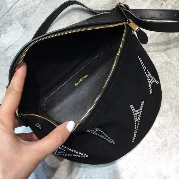 Balenciaga Souvenir XS Belt Bag In Black, For Women, Women's Bags 9.5in/24cm