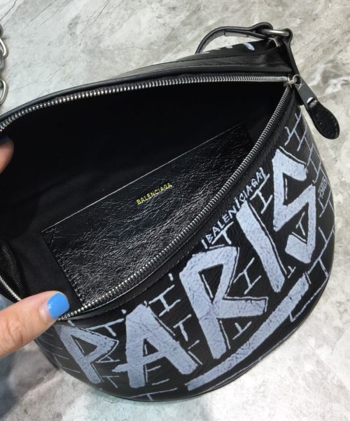 Balenciaga Souvenir XS Belt Bag In Black, For Women, Women's Bags 9.5in/24cm