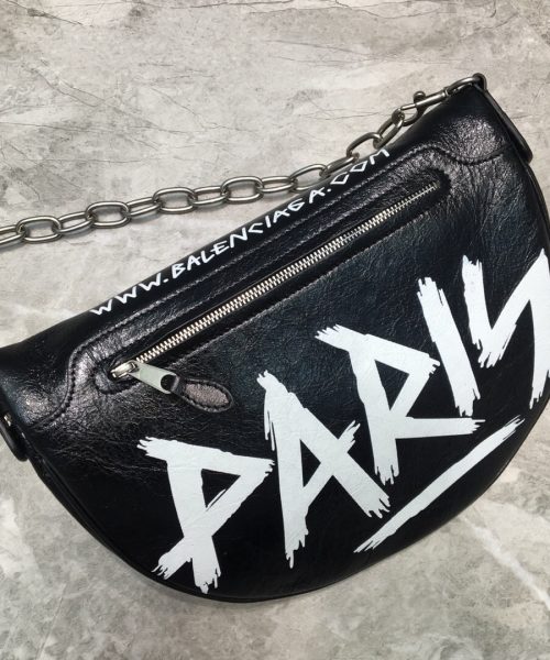Balenciaga Souvenir XS Belt Bag In Black, For Women, Women's Bags 9.5in/24cm