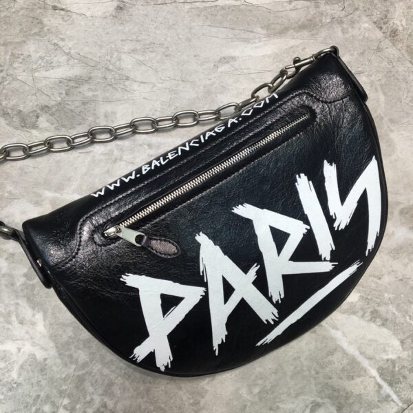 Balenciaga Souvenir XS Belt Bag In Black, For Women, Women's Bags 9.5in/24cm