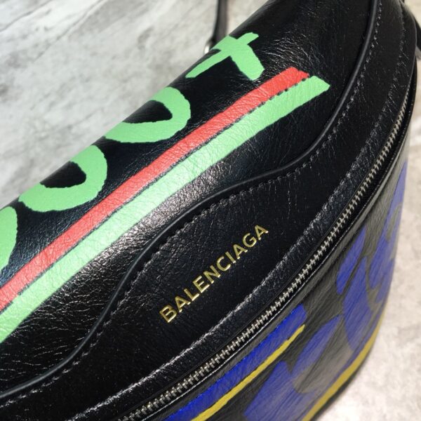 Balenciaga Souvenir XS Belt Bag In Black, For Women, Women's Bags 9.5in/24cm