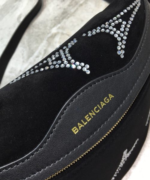 Balenciaga Souvenir XS Belt Bag In Black, For Women, Women's Bags 9.5in/24cm