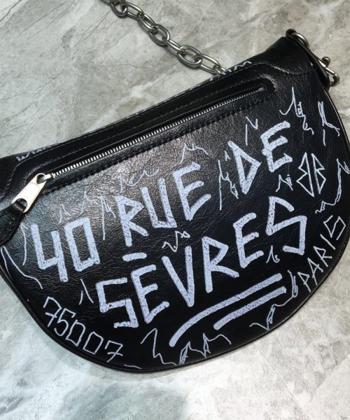 Balenciaga Souvenir XS Belt Bag In Black, For Women, Women's Bags 9.5in/24cm