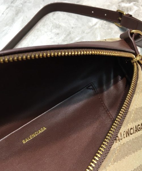 Balenciaga Souvenir XS Belt Bag In Brown, For Women, Women's Bags 9.5in/24cm