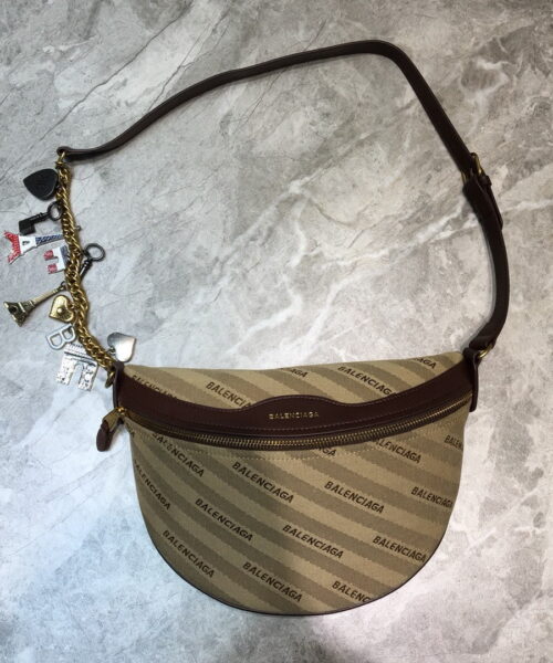 Balenciaga Souvenir XS Belt Bag In Brown, For Women, Women's Bags 9.5in/24cm