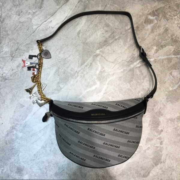 Balenciaga Souvenir XS Belt Bag In Gray, For Women, Women's Bags 9.5in/24cm