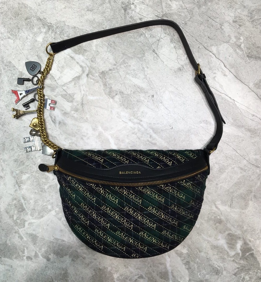 Balenciaga Souvenir XXS Belt Bag In Black, For Women, Women's Bags 11.8in/30cm