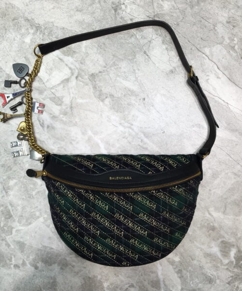 Balenciaga Souvenir XXS Belt Bag In Black, For Women, Women's Bags 11.8in/30cm