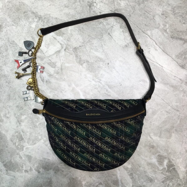 Balenciaga Souvenir XXS Belt Bag In Black, For Women, Women's Bags 11.8in/30cm