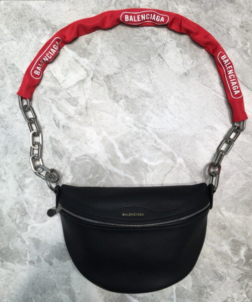 Balenciaga Souvenir XXS Belt Bag In Black, For Women, Women's Bags 11.8in/30cm