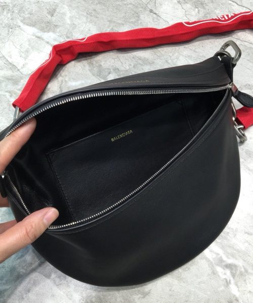 Balenciaga Souvenir XXS Belt Bag In Black, For Women, Women's Bags 11.8in/30cm