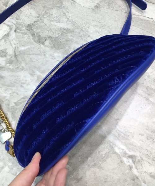 Balenciaga Souvenir XXS Belt Bag In Blue, For Women, Women's Bags 11.8in/30cm