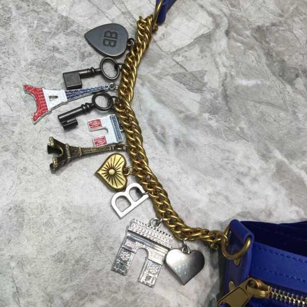 Balenciaga Souvenir XXS Belt Bag In Blue, For Women, Women's Bags 11.8in/30cm