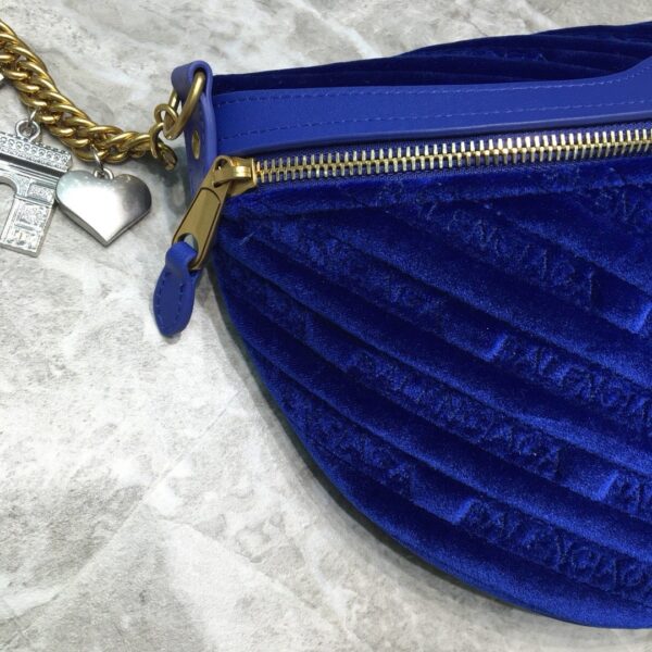 Balenciaga Souvenir XXS Belt Bag In Blue, For Women, Women's Bags 11.8in/30cm