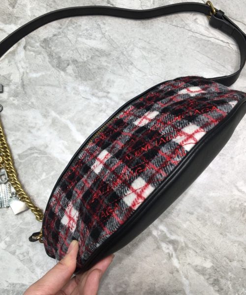 Balenciaga Souvenir XXS Belt Bag In Checkered Red, For Women, Women's Bags 11.8in/30cm