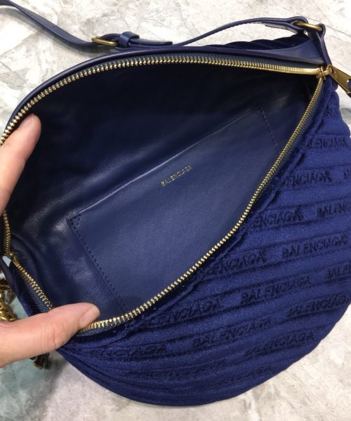 Balenciaga Souvenir XXS Belt Bag In Dark Blue, For Women, Women's Bags 11.8in/30cm